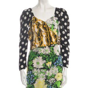 RIXO Celia Silk Dress Size XS (Orig. $452)